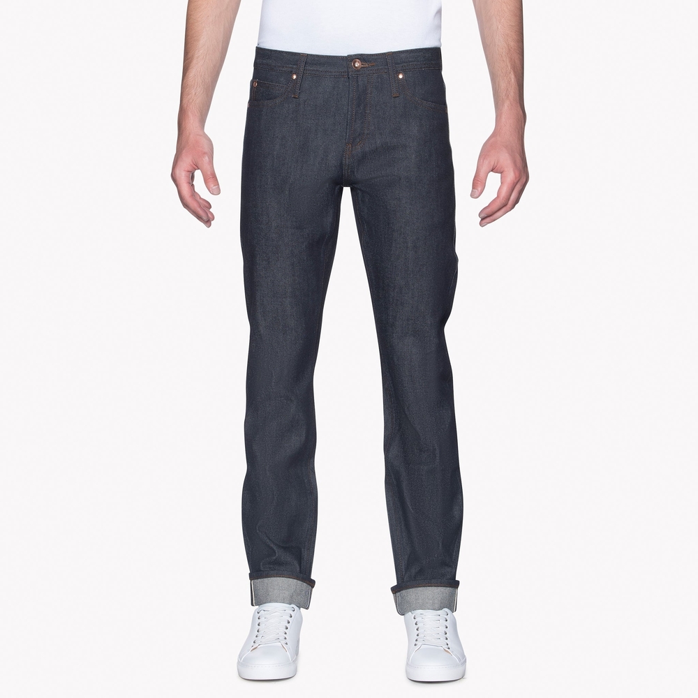 Raw Selvedge Skinny Jeans - Unbranded Brand 14.5 oz